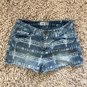 jolt jean shorts